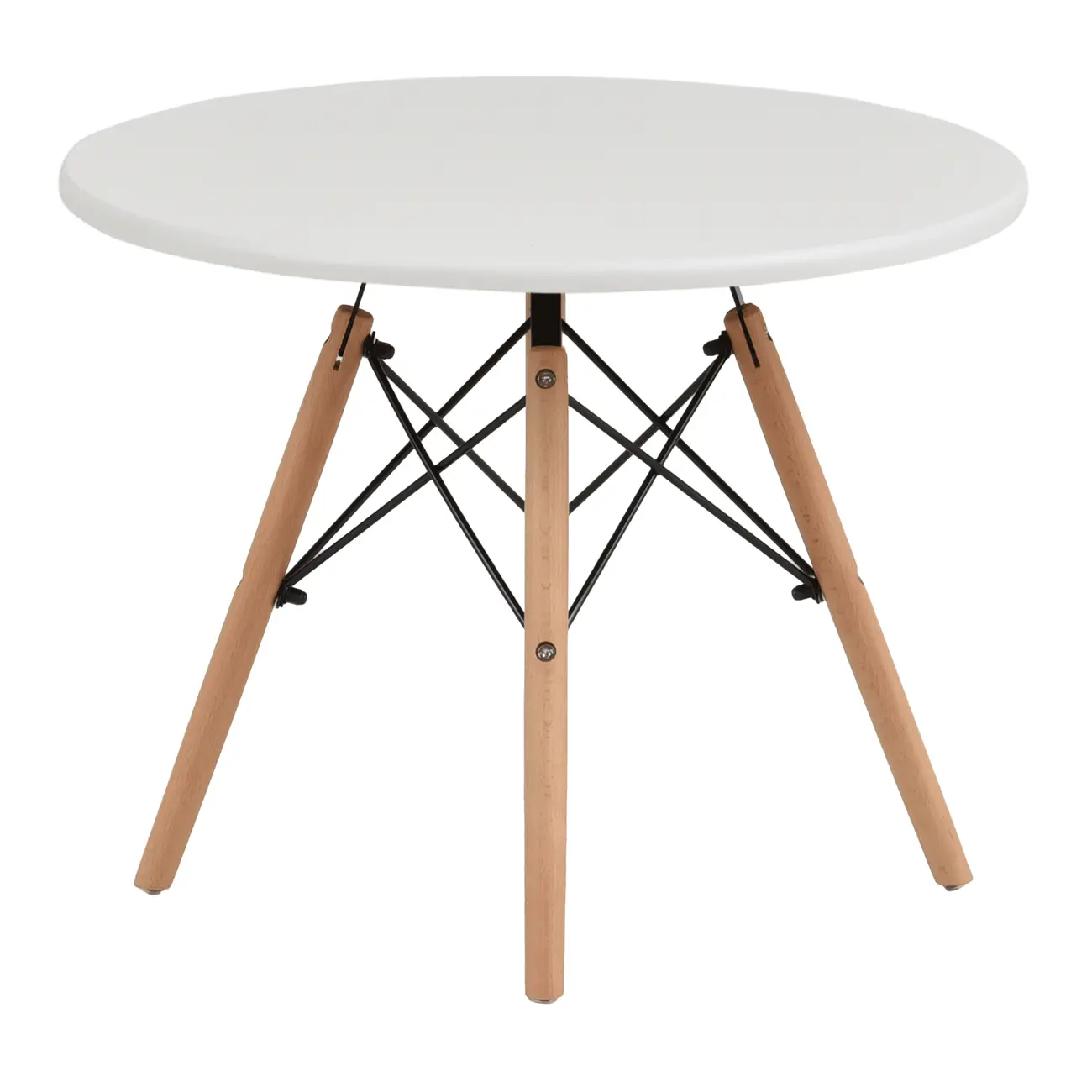 MESA INFANTIL REDONDA 60 CM EASY WOOD - FAIA/BRANCO - Foto 2