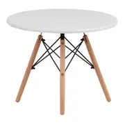 MESA INFANTIL REDONDA 60 CM EASY WOOD - FAIA/BRANCO - Foto 2