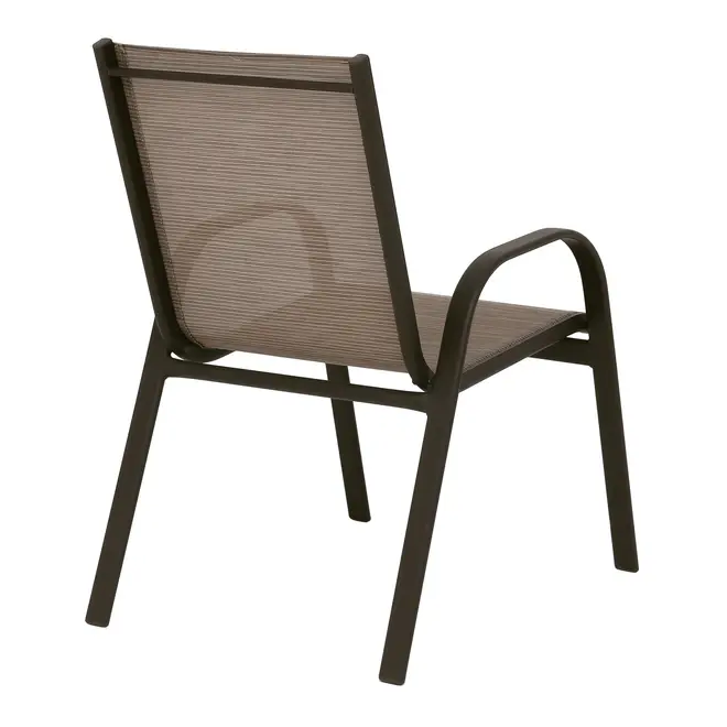 CADEIRA COM BRAÇOS SUN - CAFÉ/CAMELO - Foto 4