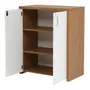 ARMÁRIO PARA ESCRITÓRIO MÉDIO 2 PORTAS BOSS - OAK TAMMI/BRANCO - Foto 7