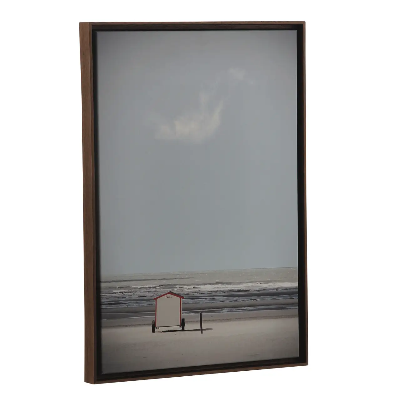 QUADRO 35 CM X 50 CM CARRITA - NOZES/AZUL CLARO - Foto 1