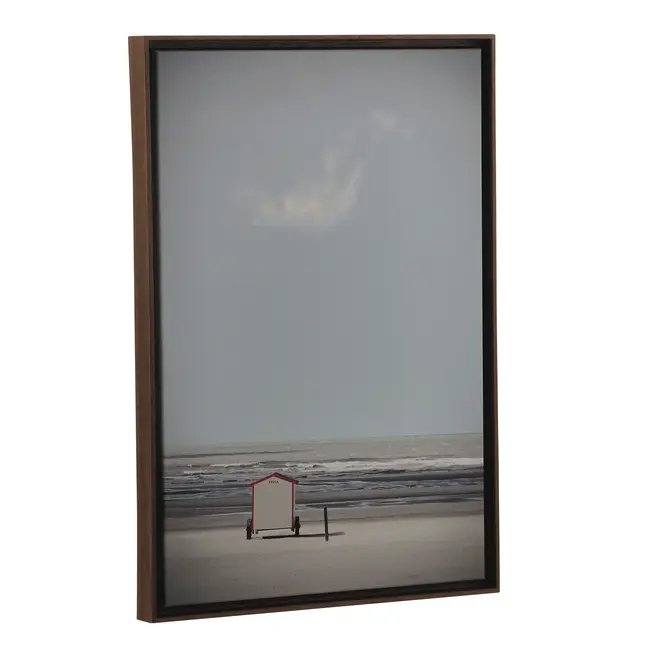 QUADRO 35 CM X 50 CM CARRITA - NOZES/AZUL CLARO - Foto 1