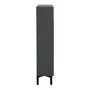 SAPATEIRA 2 PORTAS BASCULANTE SLEEK - GRAFITE/PRETO - Foto 4