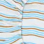 LENÇOL COM ELÁSTICO KING 1,93 M X 2,03 M X 40 CM MAR E TERRA - AZUL CLARO/BEGE - Foto 3