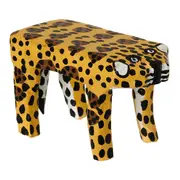 BANCO DECORATIVO PINTADA FILHOTE - AMARELO/PRETO - Foto 5