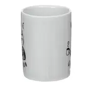 CANECA 160 ML GATA E CANSADA - BRANCO/PRETO - Foto 6
