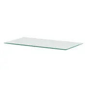 KIT COM 5 PRATELEIRAS PARA ESTANTE 4 MM X 60 CM X 30 CM THE GRID - INCOLOR - Foto 19