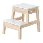 BANCO ESCADA PALETBOX - NATURAL WASHED/BRANCO - Foto 1