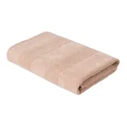 TOALHA DE BANHO 1,35 M X 70 CM DOUX AU TOUCHER - VIN ROSE - Foto 1