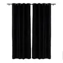 PRETO - CORTINA BLACKOUT 70% 2 PEÇAS 1,40 M X 2,40 M MELIÁ