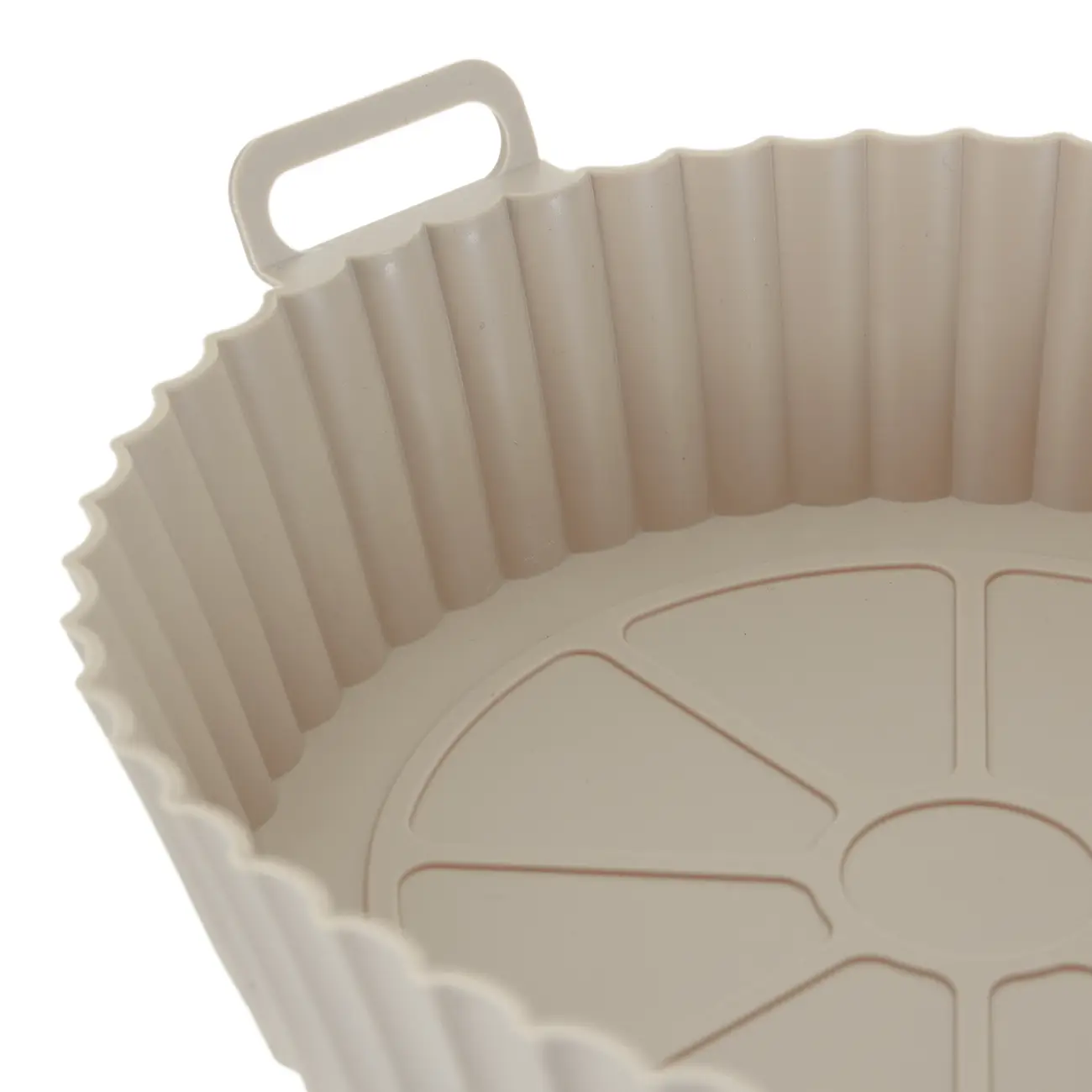 FÔRMA PARA FRITADEIRA REDONDA 21 CM EASY FRY - BEGE - Foto 6