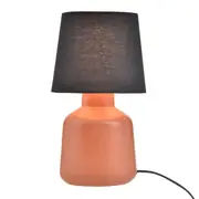 LUMINÁRIA DE MESA KERAMIK C/CUP B - TERRACOTA/PRETO - Foto 2