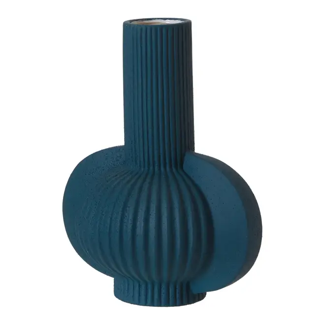 VASO 27 CM FLANGE - VERDE ESCARAVELHO - Foto 2
