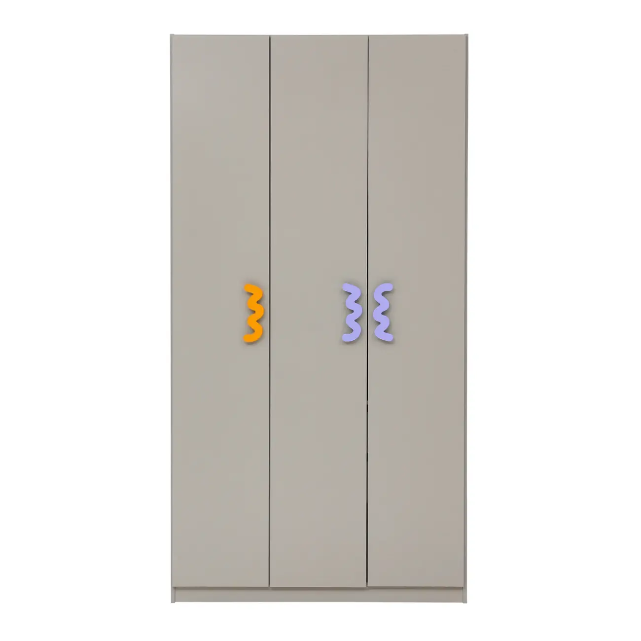 LIVE GUARDA-ROUPA 3P. C/PUXADOR RIPPLES - FLANDRES/CORES CALEIDOCOLOR - Foto 1