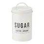 POTE 900 ML BREAK SUGAR - BRANCO/PRETO - Foto 1