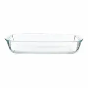 TRAVESSA REFRATRÁRIA COM TAMPA 39 CM X 24 CM DOLIA GLASS - INCOLOR/CAMELO - Foto 4