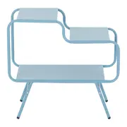 MESA LATERAL 60 CM X 30 CM SERPENTINE - ZIMBRO - Foto 1