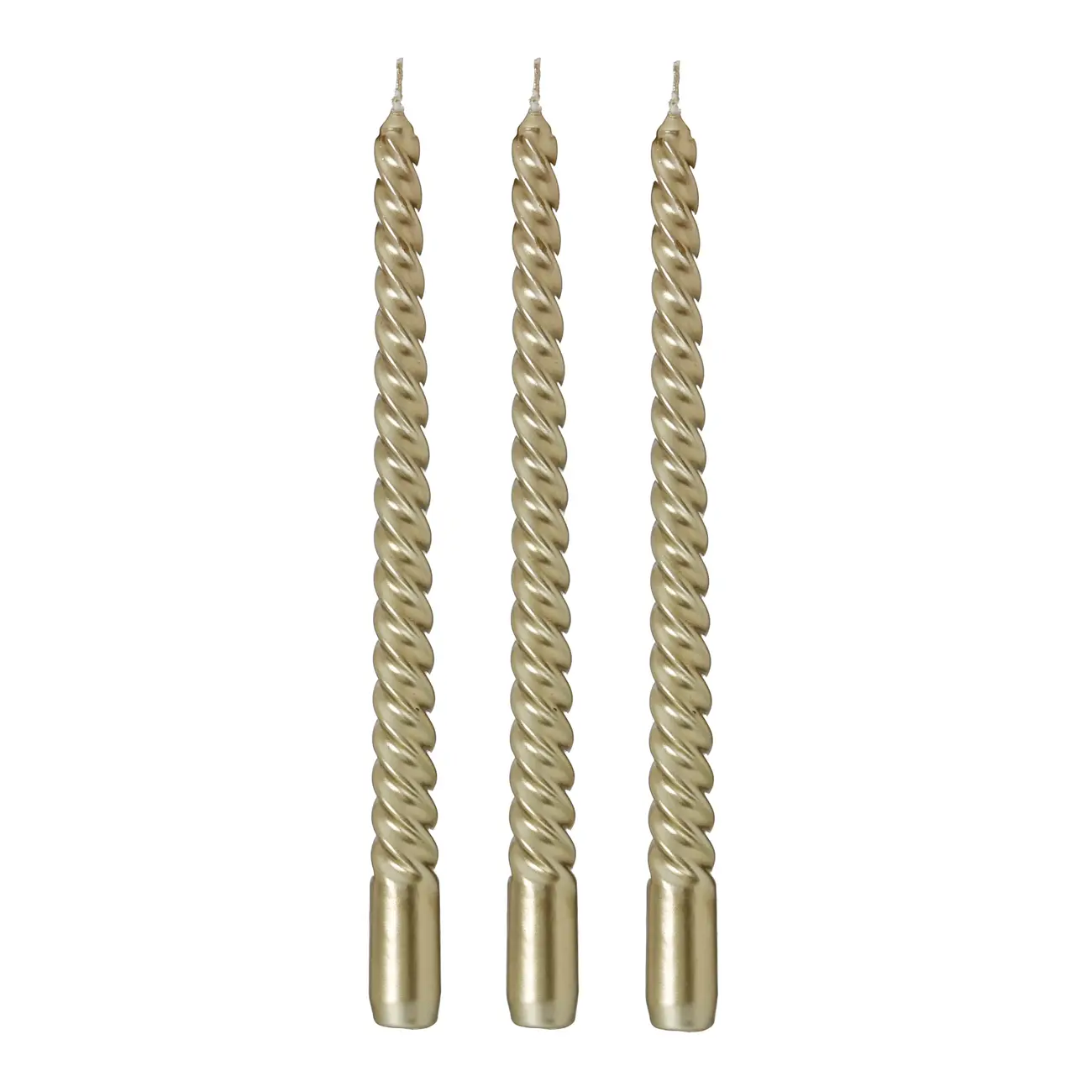 KIT COM 3 VELAS CASTIÇAL CELEBRATION - OURO - Foto 2