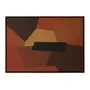 QUADRO 50 CM X 70 CM ELUNE - NOZES/TERRACOTA - Foto 1