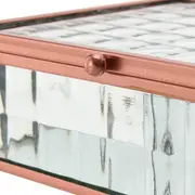 CAIXA 4 CM X 14 CM X 9 CM MINIMALIST - INCOLOR/COBRE - Foto 6