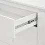 CÔMODA 4 GAVETAS/1 PORTA 1,22 M X 50 CM MON DIEU - BRANCO - Foto 12