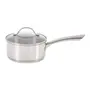 PANELA INDUÇÃO 16 CM UNA - INOX/INCOLOR - Foto 1