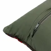 ALMOFADA 50 CM X 50 CM VERSO - VERMELHO HINDU/LODEN GREEN - Foto 5