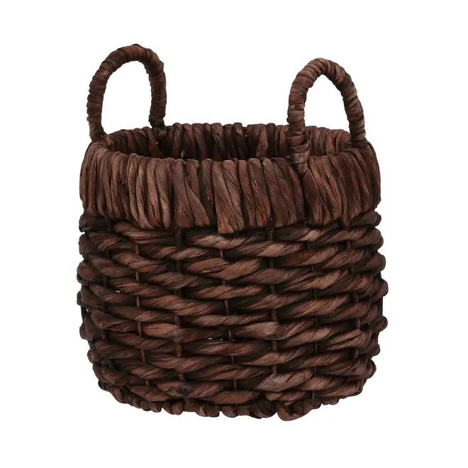 CESTO 23 CM X 29 CM X 29 CM SANDAWI - CASTANHO - Foto 2