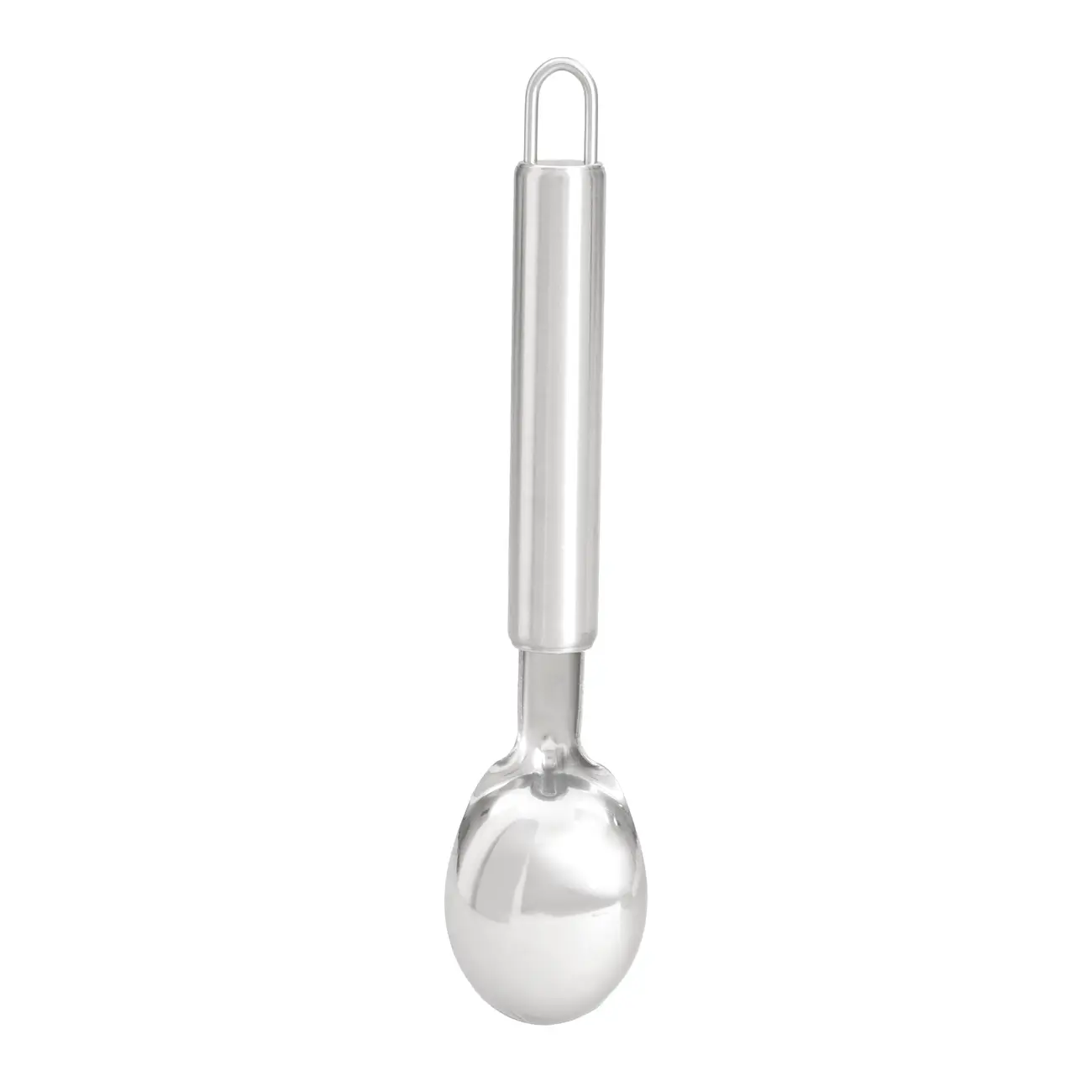 COLHER PARA SORVETE 20 CM ELLIP - INOX - Foto 4