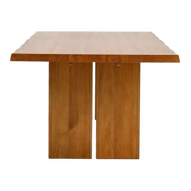 MESA DE JANTAR 2,38 M X 1,10 M PLANK - AMÊNDOA RÚSTICA - Foto 3