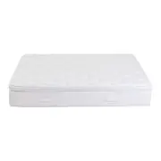 COLCHÃO QUEEN COM MOLAS ENSACADAS 1,58 M X 1,98 M X 32 CM PREMIUM - BRANCO - Foto 1