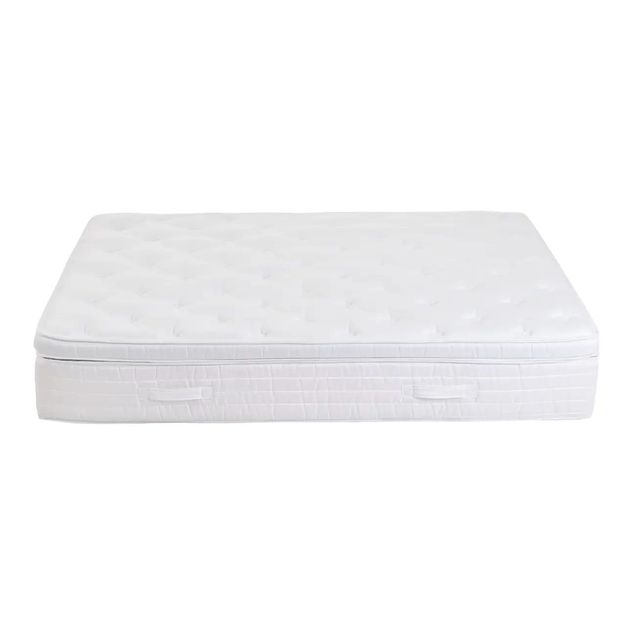 COLCHÃO QUEEN COM MOLAS ENSACADAS 1,58 M X 1,98 M X 32 CM PREMIUM - BRANCO - Foto 1