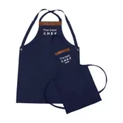 AVENTAL THE BEST CHEF - JEANS AZUL/MARROM - Foto 15