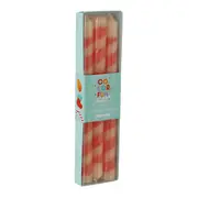 KIT COM 3 VELAS CASTIÇAL COLORFUN XMAS - VERMELHO/BRANCO - Foto 3