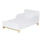 BERÇO 70 CM 2 EM 1 - BERÇO/CAMA INFANTIL SWEET - BRANCO/PINUS NATURAL - Foto 5