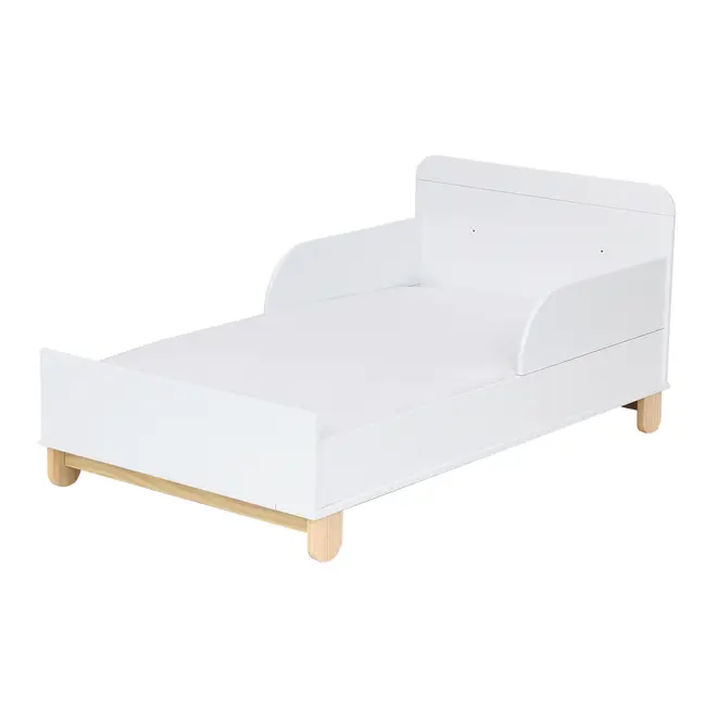 BERÇO 70 CM 2 EM 1 - BERÇO/CAMA INFANTIL SWEET - BRANCO/PINUS NATURAL - Foto 5
