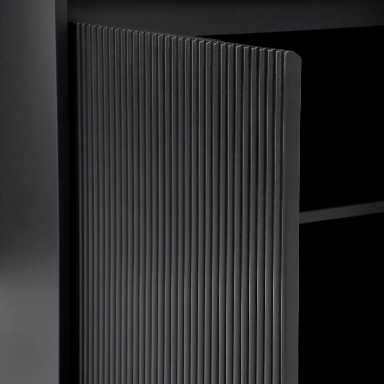 CRISTALEIRA 4 PORTAS 90 CM X 1,39 CM LINHAS - PRETO/INCOLOR - Foto 6
