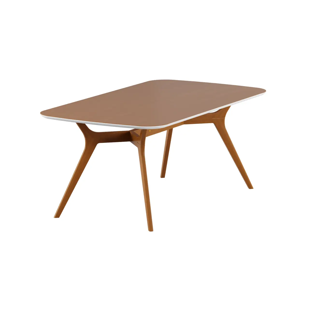MESA DE JANTAR 1,80 M X 1 M ORGANIC - FREIJÓ/BRANCO - Foto 12