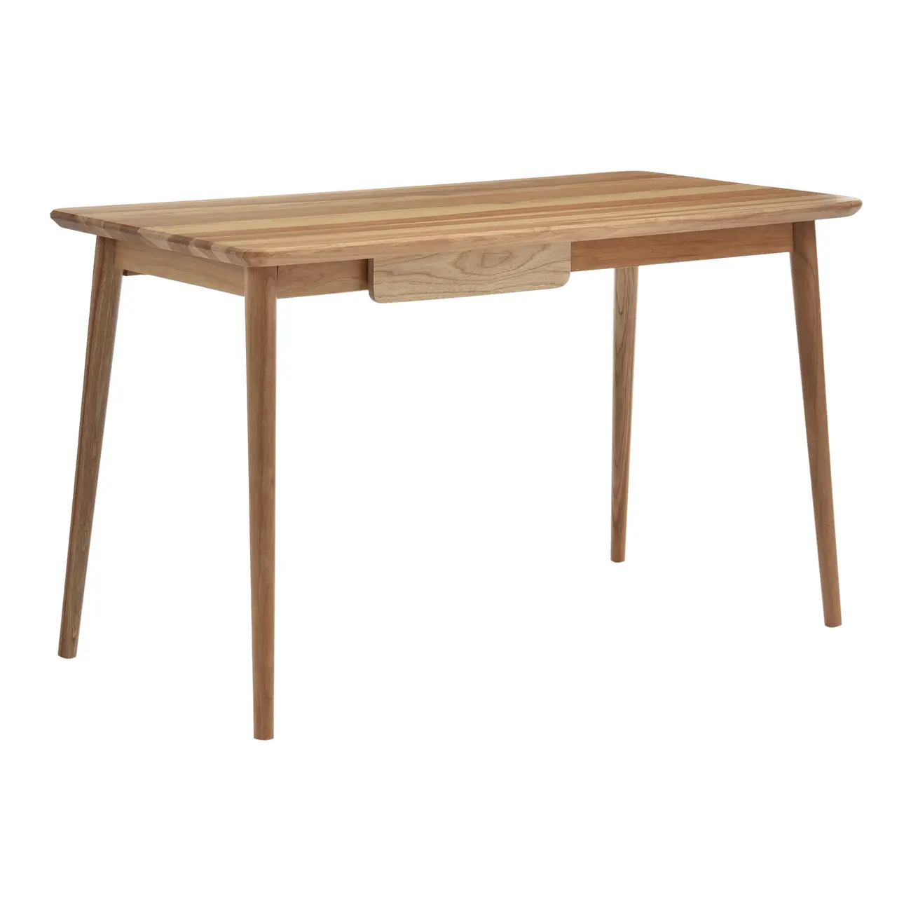 MESA 1 GAVETA 1,30 M X 65 CM SKAND - CAJUEIRO JAPONÊS - Foto 2