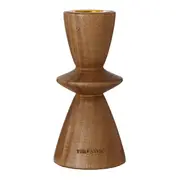 SUPORTE VELA/CASTIÇAL 11 CM ACÁCIA - ACÁCIA/OURO - Foto 1