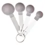 KIT COM 4 COLHERES MEDIDORAS PRATIC - ESTANHO/AÇO INOXIDÁVEL - Foto 1