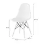 CONJUNTO COM 2 CADEIRAS EASY COLOR - BRANCO/BRANCO - Foto 2