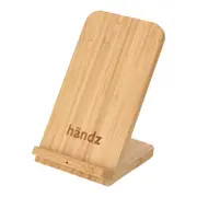 CARREGADOR WIRELESS 10W BAMBOO TECH - BAMBU - Foto 1