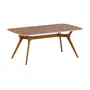 MESA DE JANTAR 1,80 M X 1 M ORGANIC - FREIJÓ/BRANCO - Foto 11