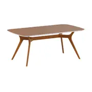 MESA DE JANTAR 1,80 M X 1 M ORGANIC - FREIJÓ/BRANCO - Foto 11