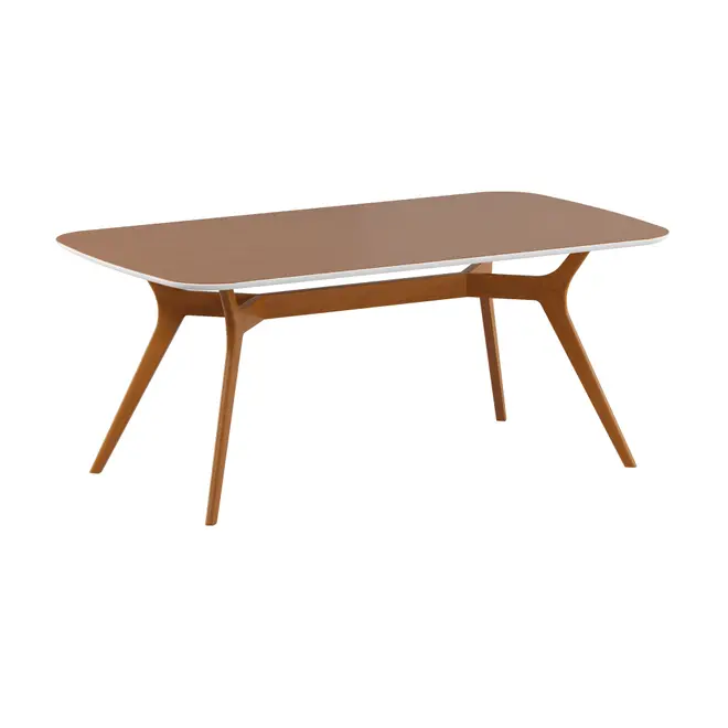 MESA DE JANTAR 1,80 M X 1 M ORGANIC - FREIJÓ/BRANCO - Foto 11