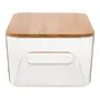CAIXA 12 CM X 28 CM X 19 CM BAMBOO PRATIC - INCOLOR/BAMBU - Foto 3