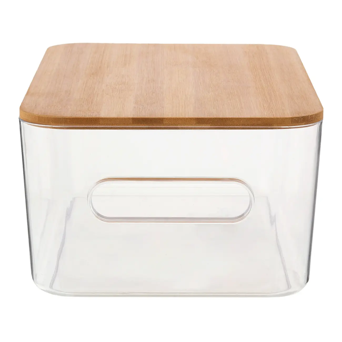CAIXA 12 CM X 28 CM X 19 CM BAMBOO PRATIC - INCOLOR/BAMBU - Foto 3