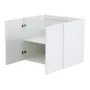 ARMÁRIO DE COZINHA INFERIOR 80 CM 2 PORTAS PRÁTICA - BRANCO - Foto 7