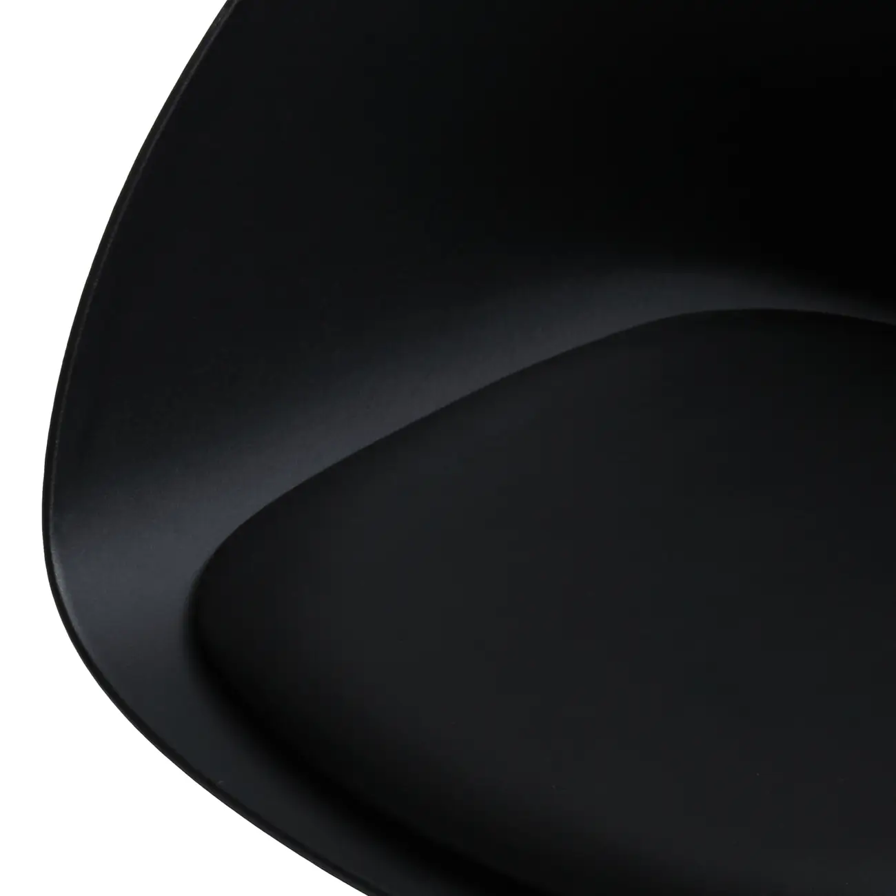 CADEIRA HOME OFFICE CONCA - PRETO/PRETO - Foto 6